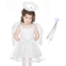 Dress up Kids Costume Gauze Skirt Suit Child Fairy for Gilrs Girls
