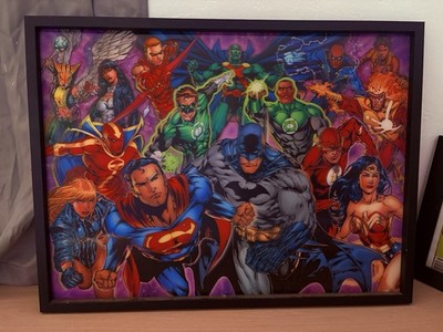 Justice League Wall Decor 3D Pop Creations