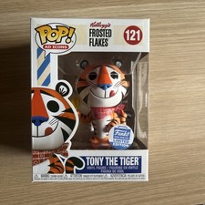 Figura pop Funko Kellogg's Frosted Flakes Tony The Tiger #121 edición limitada