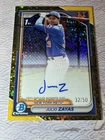 2024 Bowman Chrome - Prospect Autographs Julio Zayas Gold Mini-Diamond /50