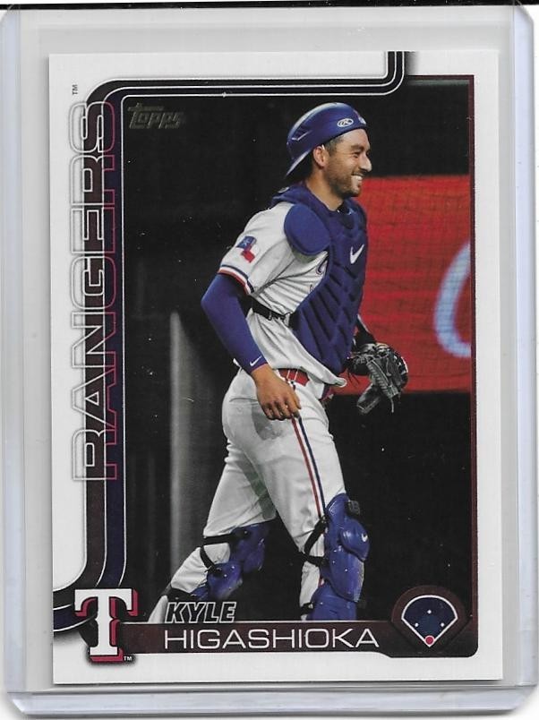 2025 Topps Update Kyle Higashioka GOLDEN MIRROR SSP Image Variation #US207
