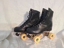 Chicago Custom GMII Black Roller Skates Size Men's 7 National Wheels