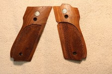 Smith Wesson Model 39 Vintage Original Factory Walnut Wood Grips Wmedallions