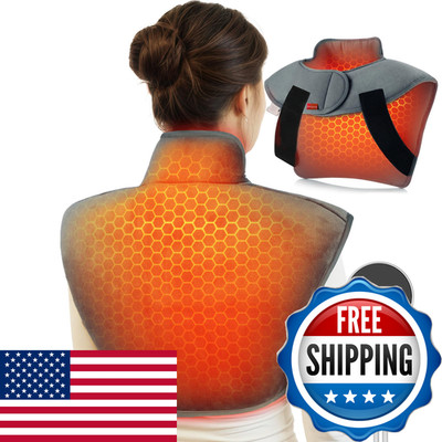 Comfytemp Weighted Heating Pad For Neck And Shoulders Heating Pads For Back