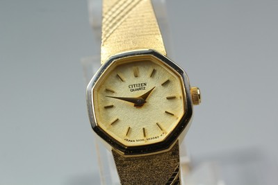 MINT Citizen Ladies Gold Silver Watch! New N MINT* Citizen Exceed 2930-291441 Gold Octagon 20mm 160mm  main image 3