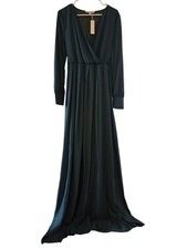 Baltic Born NWT Hunter Green Lydia Long Sleeve Maxi Dress Size Large