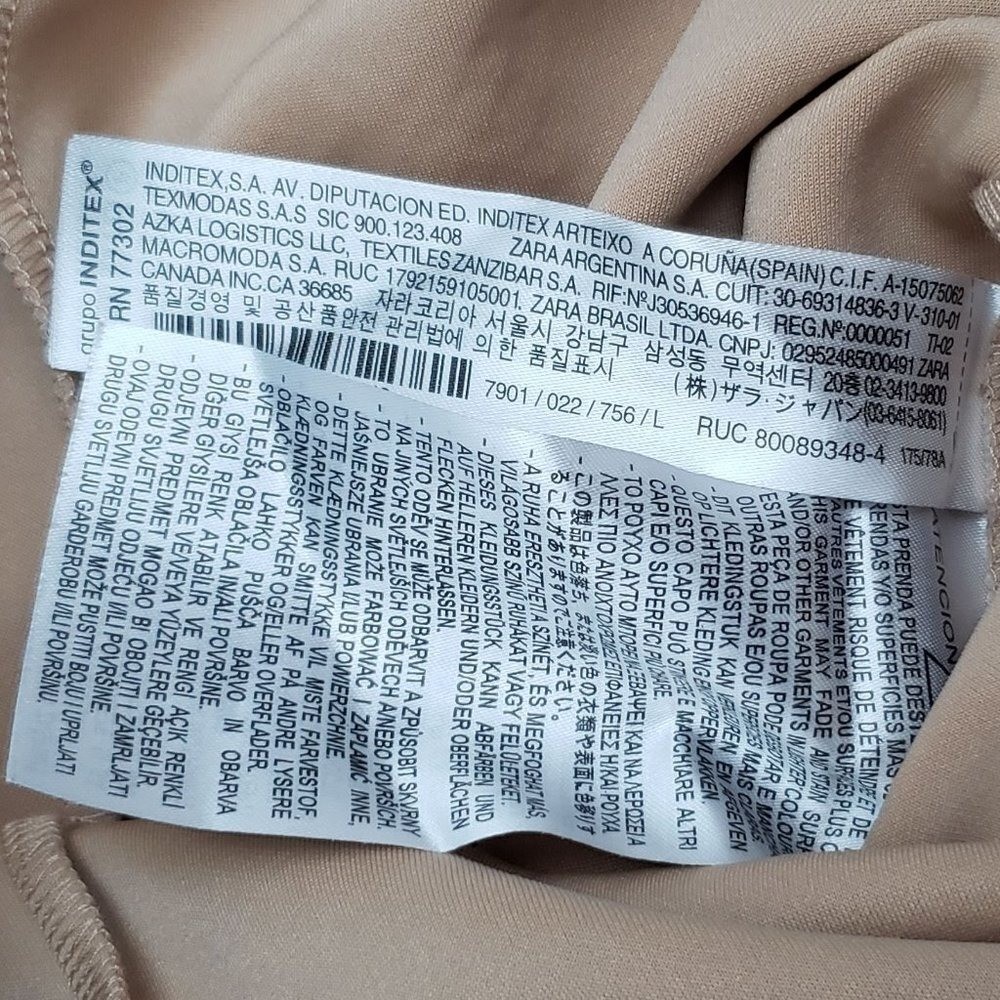 Zara Python Snake Skin Pattern Leggings Women's A… - image 7