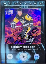 Sidney Crosby 2024-25 Upper Deck Series 2 Autograph Card Auto COA