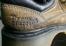 1990  s Dr. Martens Made in England Brown Leather Lace-Up Oxford Shoes US 4