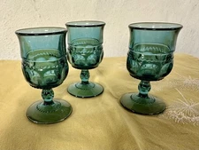 Color Crown Blue by Colony - cordial glasses set of 3