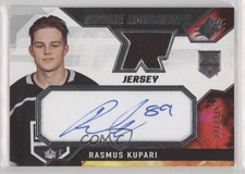 2021-22 SPx Rookie Jersey 221/375 Rasmus Kupari #RK Auto 9hi