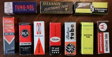 Collection 10 Different Brands NOS Tubes Tung-Sol, Silvertone, Amperex, Toshiba