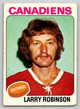1975-76 O-Pee-Chee #241 Larry Robinson Low Grade (ref 216319)