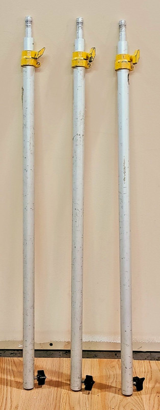 Lowel Poles 32"-60" 5/8"  Baby Mount Stand Extension | Aluminum-LOT of 3