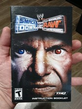 Smack Down VS Raw PS2 Original Replacement Manual Only