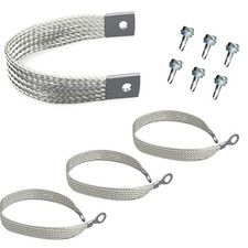 4 Pcs 40140 Engine Braided Ground Strap Starter Chasis Body Frame Grounding