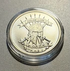 1- 1oz Molon Labe Come and Take It .999 Fine Silver Round