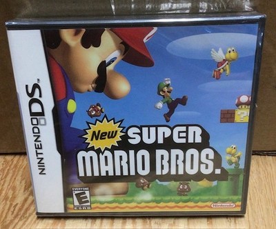Sealed New Super Mario Bros Nintendo DS Game Rated E For Everyone