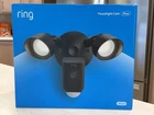 Ring Floodlight Cam Plus Wired in Black Hardwired, 2.4GHz New & Sealed