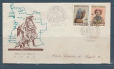 Ete enveloppe  Angola  costumes et coiffures  coiffes   1962