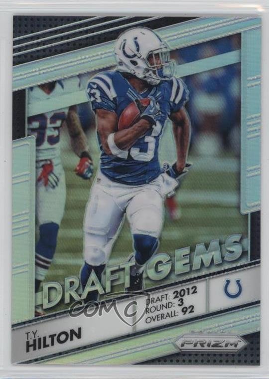 2016 Panini Prizm Draft Gems Silver Prizm TY Hilton #15 r8l