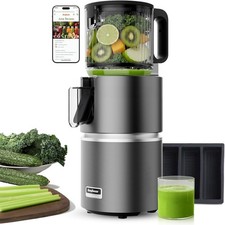 Anybear 350W Cold Press Juicer,4.9" Chute for for Juice, Nut Milk & Sorbet