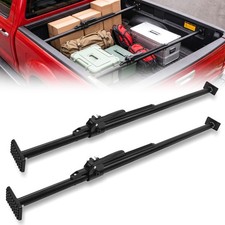 Monoking Adjustable Cargo Bar Ratcheting 55-88 Truck Bed Holder Stabilizer 2pcs