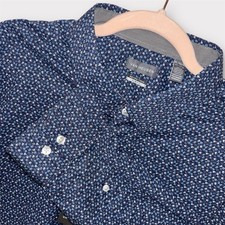 Van Heusen Men  s Stain Shield Dress Shirt XL Long Sleeve Stretch Wedding Event