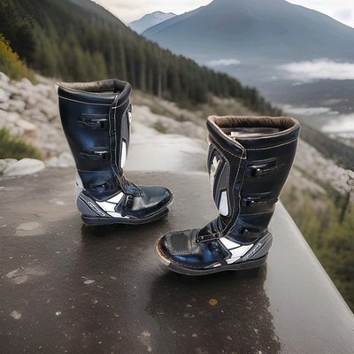 VTG O Neal Men s Elements Leather Motorcycle/Motocross Dirt Bike Boots Size 7 US