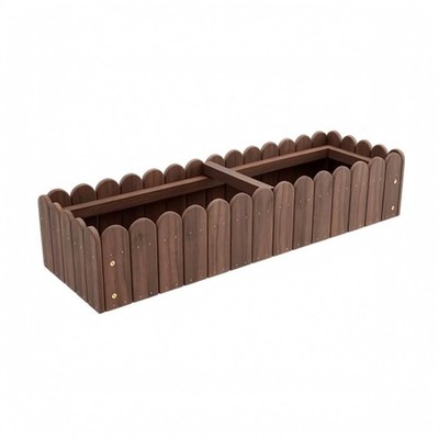 Pflanzkasten Zeder Anti Hochbeet Latten-Stil für Balkon