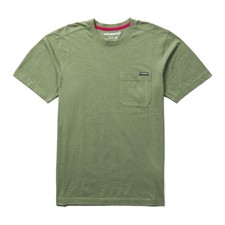 Wolverine Men Classic Short Sleeve Pocket Tee Bronze Green S Apparel