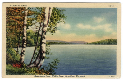 Postcard Greetings from White River Junction Vermont