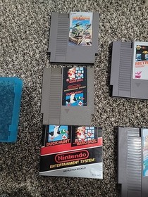 Lotto Nes Tysons Punch Out, Contra, Mario Bros 1,2,3,DR, Zelda, Metroid,+ 2 Wata