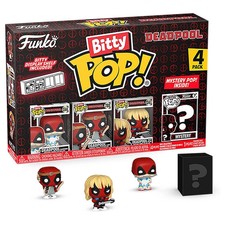 Funko Bitty POP: Deadpool Sleepover Paquete de 4 figuras de vinilo figura de acción juguete edad 3+