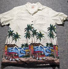 M D Fashion Hawaiian Shirt - Size XL - 100 Cotton - Made in Hawaii