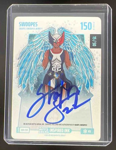2024 Bo Jackson Battle Arena Swoopes Ice Battlefoil Auto 15/50 150 Pwr #BFA-139