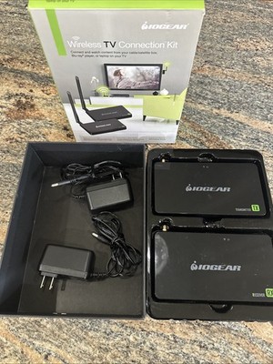 WIRELESS HDMI CONNECTION- IOGEAR GWHDBBKIT HDMI 1080p WPA-2 Security