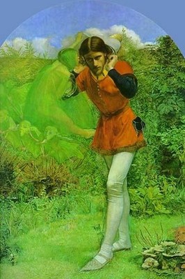 Ferdinand lured Ariel John Everett Millais Poster Print