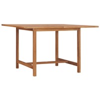 Garten-Esstisch 110X110X75 Cm Massivholz Teak