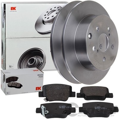 NK BREMSSCHEIBEN 297mm + BELÄGE HINTEN passend für TOYOTA VERSO R2