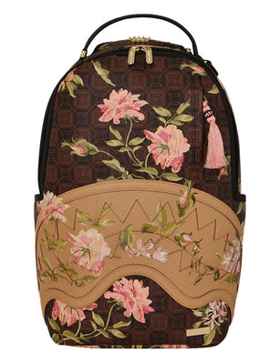 Sprayground AI Dreamers Garden Backpack New Black Bookbag Large School Bag