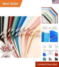 30 Sheets 10Colors Flower Bouquet Wrapping Paper  Florist Supplies Waterproof Flo