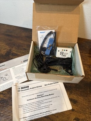 SIMCO OHM SCAN CONTINUOUS WRIST STRAP MONITOR KIT  NEW IN BOX Professional grade