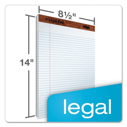 Tops 7573 Legal Pads, 8.5x14, 50 Sheets Each - Durable, Perforated Note-Taking - Picture 6 of 8