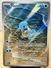 151 Squirtle 170/165 Illustration Rare Pokemon NM/M on eBay