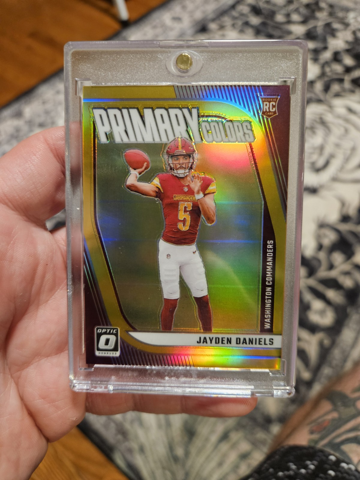 Jayden Daniels Panini Donruss Optic Rookie Primary Colors #2 Gold