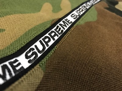 Supreme F/W 2017 Tape Stripe L/S Pique Top Size M Box Logo | eBay