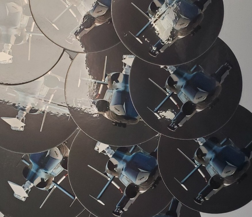 Pack De 3 Stickers Hélicoptère Airwolf - Vinyle, Échelle 1:64, Neuf, Livraison Mondiale