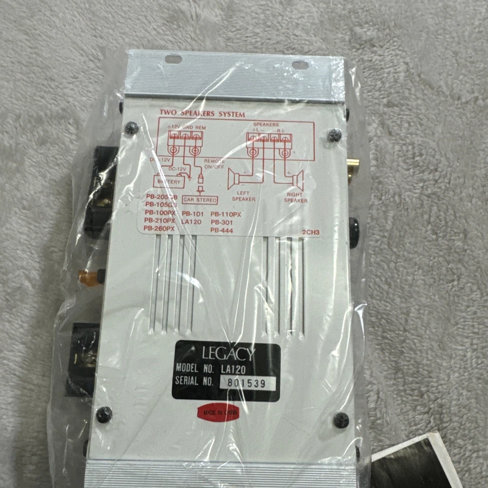 Legacy series ll LA120 240 Watt, 2 Channel High Performance Car Audio Amplifier - Image 3 of 4