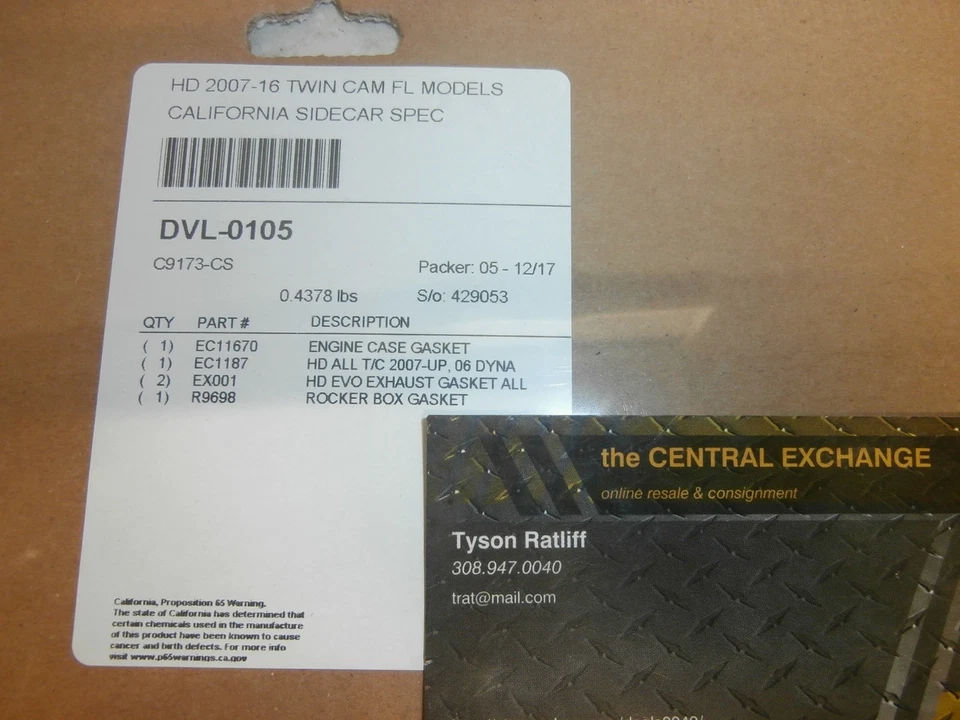 Harley Davidson Road Glide King Electra Glide NUEVA Junta Comética + Correa de Transmisión Foto 3 de 4